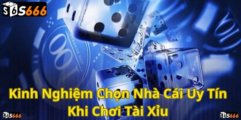 Tài xỉu S666: Kinh nghiệm chọn nhà cái uy tín, thắng lớn dễ dàng